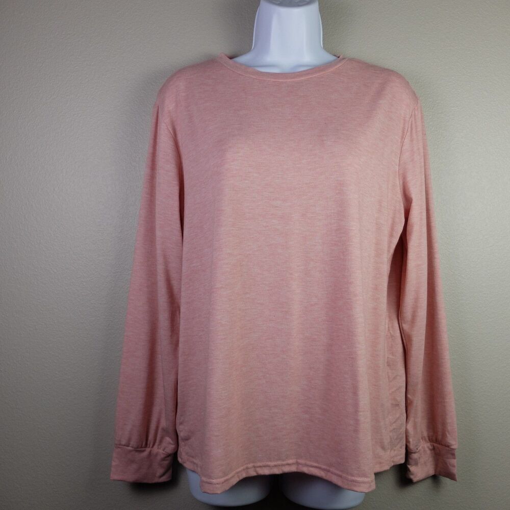 SHEIN Pink Base Layer Long Sleeve Top Size Small